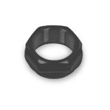 Rear Axle Nut - Left Hand Thread - Aluminum - Black Anodized - Sprint Rear Axles - Each thumbnail 1