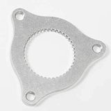 Brake Rotor Adapter - 2.750 x 42 Spline Axle to 3-Bolt Rotor Pattern - Aluminum - Natural - Each thumbnail 1