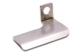 Brake Line Deflector - Rock Guard - Aluminum - Natural - Each thumbnail 1
