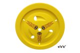 Mud Cover - Ultimate - Bolt-On - Hardware Included - Vented - Cover Only - Plastic - Yellow - 15 in Wheels - Each thumbnail 1