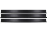 Rocker Panel - 78 in Long - Plastic - Black - Set of 3 thumbnail 1