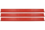 Rocker Panel - 78 in Long - Plastic - Red - Set of 3 thumbnail 1