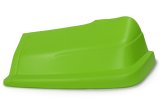 Nose - Dominator - Driver Side - Plastic - Xtreme Green - Dirt Late Model - Each thumbnail 1