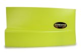 Fender Extension - Dominator - Driver Side - Plastic - Fluorescent Yellow - Dirt Late Model - Each thumbnail 1