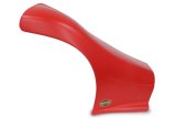 Fender - Dominator - Passenger Side - Plastic - Red - Dirt Late Model - Each thumbnail 1