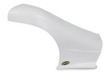 Fender - Dominator - Passenger Side - Plastic - White - Dirt Late Model - Each thumbnail 1
