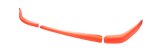Air Valance - 3 Piece - Plastic - Fluorescent Orange - Dirt Late Model - Kit thumbnail 1
