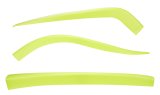 Air Valance - 3 Piece - Plastic - Fluorescent Yellow - Dirt Late Model - Kit thumbnail 1