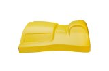Nose - SS Killer Z - Driver Side - Upper - Plastic - Yellow - Street Stock - Each thumbnail 1