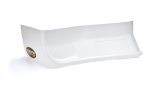 Nose - SS Killer Z - Passenger Side - Lower - Plastic - White - Street Stock - Each thumbnail 1