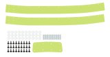 Air Valance - 2-Piece - Plastic - Fluorescent Yellow - Street Stock - Kit thumbnail 1