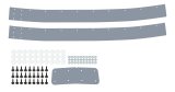 Air Valance - 2-Piece - Plastic - Gray - Street Stock - Kit thumbnail 1