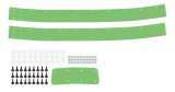 Air Valance - 2-Piece - Plastic - Extreme Green - Street Stock - Kit thumbnail 1