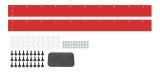 Air Valance - Killer Z - 2-Piece - Plastic - Red - GM F-Body 1981 - Kit thumbnail 1