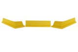 Air Valance - 3 Piece - Plastic - Yellow - Dirt Modified - Kit thumbnail 1