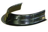 Hood Scoop - Predator - 3.5 in Height - Curved Front - Plastic - Carbon Fiber Look - Each thumbnail 1