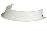 Hood Scoop - Predator - 3.5 in Height - Curved Front - Plastic - White - Each thumbnail 1