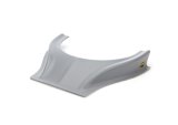 Hood Scoop - Stalker - Dirt - 2.5 in Height - Curved Front - Plastic - Gray - Each thumbnail 1