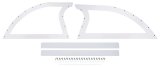 Sail Panel - Rear - Plastic - White - Dirt Late Model - Kit thumbnail 1