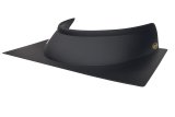 Cockpit Deflector - 4.5 in Height - 19.75 in Long x 28.25 in Wide - Plastic - Flat Black - Dirt Late Model - Each thumbnail 1