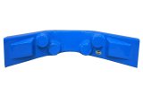 Gauge Mounting Panel - Curved - Plastic - Blue - Each thumbnail 1
