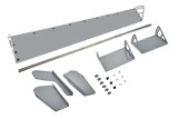 Spoiler - 72 x 8 in - Adjustable - 2-Piece - Plastic - Gray - Dirt Late Model - Kit thumbnail 1
