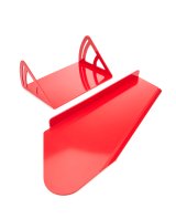 Spoiler - 12 x 8 in - Crush Panel - Plastic - Red - Dirt Late Model - Kit thumbnail 1