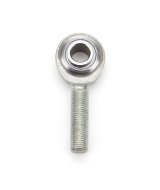 Rod End - Low Friction - Spherical - 0.375 in Bore - 3/8-24 in Left Hand Male Thread - Steel - Zinc Plated - Each thumbnail 1