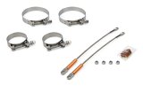 Collector Tethers - Premium - 10 in Cable - 2.375 in Primary Clamps - 4 in Collector Clamps - Lock Nuts Included - Orange Sleeve - Kit thumbnail 1