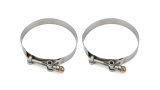 Hose Clamp - T-Bolt - 0.75 in Wide - 4.25 to 4.56 in Range - Stainless - Natural - Pair thumbnail 1