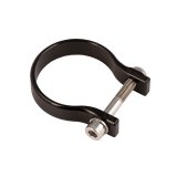 Motor Mount - Saddle Clamp - Clamp-On - 1-3/8 in Tube - Aluminum - Black Powder Coat - Each thumbnail 1