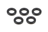 Lug Nut Spacer - Flat - 0.700 in ID - 1.200 in OD - 0.250 in Thick - Aluminum - Black Anodized - Set of 5 thumbnail 1