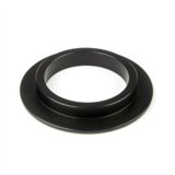 Coil-Over Adapter - 2.5 in Coil-Over to 5 in Spring - 3.97 in Locator - Aluminum - Black Anodized - Each thumbnail 1