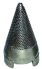 Exhaust Insert - Vortex Cone - 4 in Diameter - 7.25 in Long - Stainless - Each thumbnail 1