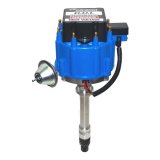 Distributor - Street / Strip - Hall-Effect Pickup - Vacuum / Mechanical Advance - HEI Style Terminal - Blue - Chevy V8 - Each thumbnail 1