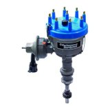 Distributor - Duraspark - Vacuum / Mechanical Advance - HEI Style Terminal - Blue - Ford FE-Series - Each thumbnail 1