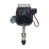 Distributor - Street / Strip - Magnetic Pickup - Vacuum / Mechanical Advance - HEI Terminal - Black - Oldsmobile V8 - Each thumbnail 1