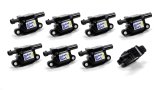 Ignition Coil Pack - SOS - Female Socket - 40000V - Black - GM LS-Series - Set of 8 thumbnail 1