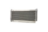 Fluid Cooler - Oil Cooler - 17.5 x 8.5 x 1.625 in - 12 AN Male Inlet / Outlet - 1/2 in NPT Female Auxiliary Port - Aluminum - Natural - Dirt Late Model - Each thumbnail 1
