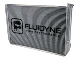 Radiator - 28.875 in W x 18 in H x 2 in D - Triple Pass - Driver Side Inlet - Passenger Side Outlet - Aluminum - Natural - Ford - Super Late Model - Kit thumbnail 1
