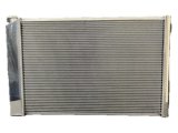 Radiator - 33.25 in W x 20.25 in H x 2.5 in D - Single Pass - Driver Side Inlet - Passenger Side Outlet - Aluminum - Polished - GM Fullsize SUV 1973-91 - Each thumbnail 1