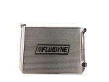 Radiator - 25 in W x 17.5 in H x 2 in D - Dual Pass - Passenger Side Inlet - Passenger Side Outlet - Aluminum - Natural - Each thumbnail 1