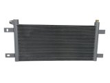 Fluid Cooler - 30.95 x 11.875 x 1.35 in - Stack Type - OEM Inlet / Outlet - Aluminum - Gray Powder Coat - Dodge Cummins - Dodge Ram Fullsize Truck 2015-18 - Each thumbnail 1