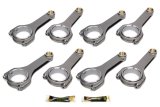 Connecting Rod - Ultra Light Series - H-Beam - 6.000 in Long - Bushed - 7/16 in Cap Screws - ARP2000 Bolt - Forged - Steel - Small Block Chevy - Set of 8 thumbnail 1