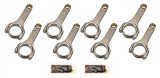 Connecting Rod - H Beam - 6.000 in Long - Bushed - 7/16 in Cap Screws - ARP2000 Bolt - Small Block Chevy - Set of 8 thumbnail 1