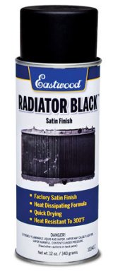 Paint - Radiator Black - Acrylic Enamel - Satin Black - 12 oz Aerosol - Each thumbnail 1