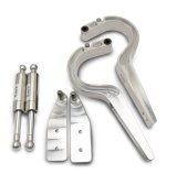 Trunk Hinges - Polished Gas Struts - Aluminum - Machined - GM B-Body 1963-64 - Pair thumbnail 1