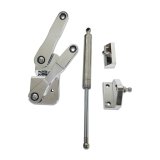 Hood Hinge - Stainless Hardware - Bearings - Aluminum - Polished - Chevy Truck 1947-54 - Kit thumbnail 1