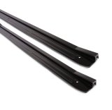 Door Sill Plate - Driver / Passenger Side - Screw-On - Aluminum - Matte Black Powder Coat - GM F-Body 1967-69 - Pair thumbnail 1