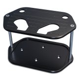 Battery Tray - Ball Milled - 10 in Length x 6.8 in Wide x 7.8 in Tall - Hardware Included - Aluminum - Matte Black Powder Coat - Optima D34 - Kit thumbnail 1